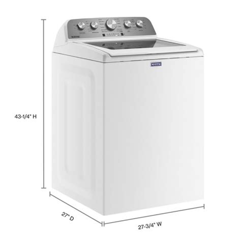 Maytag MVW5430MW 28 5 5 Cu Ft Top Load Washer With Extra Power