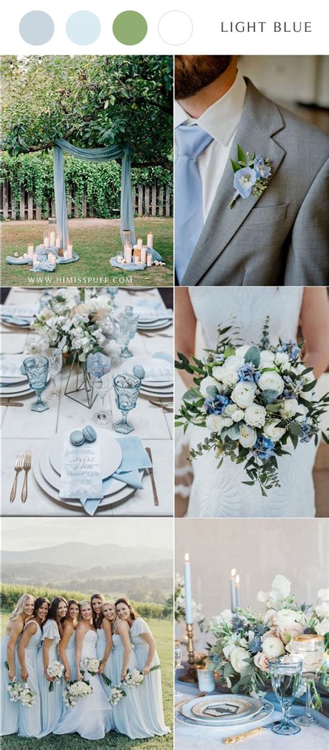 20 Light Blue Wedding Color Ideas for Spring Summer Wedding