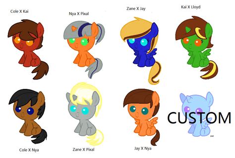 Ninjago Shipping Pony Adopts By Melon Block On Deviantart