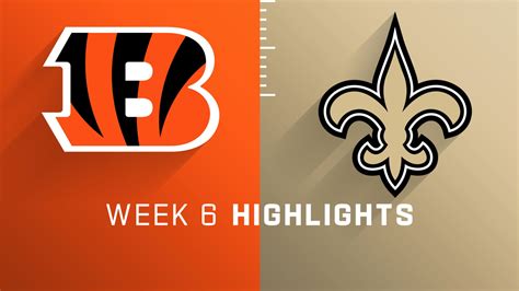 New Orleans Saints vs Cincinnati Bengals Week 6 Highlights - 2022 NFL