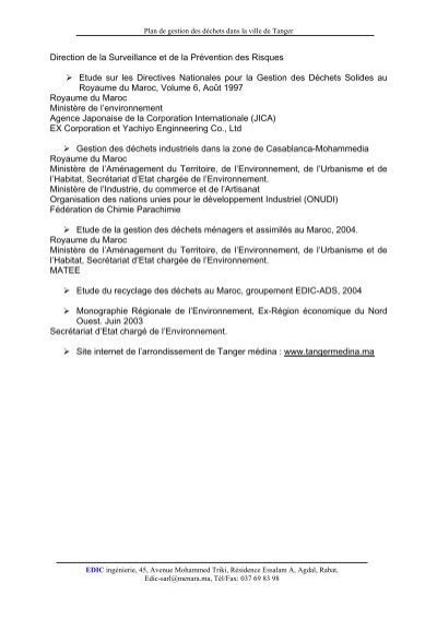 Plan De Gestion Des D Ch