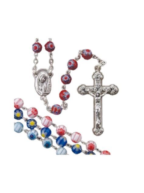 Murano Glass Rosary Red Catholic Rosaries And Devotionals