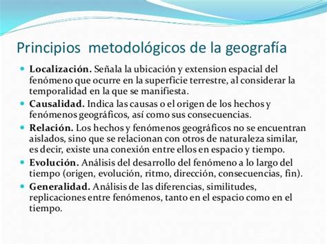 Presentación De La Introducción A La Geografía