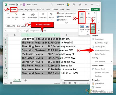 How To Autofit Rows And Columns In Excel Winbuzzer