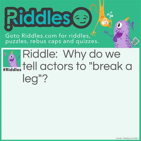 Actors Riddle And Answer Riddles