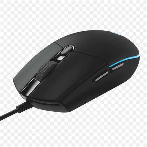 Computer Mouse Black Logitech G203 Prodigy Optical Mouse, PNG, 1000x1000px, Computer Mouse ...