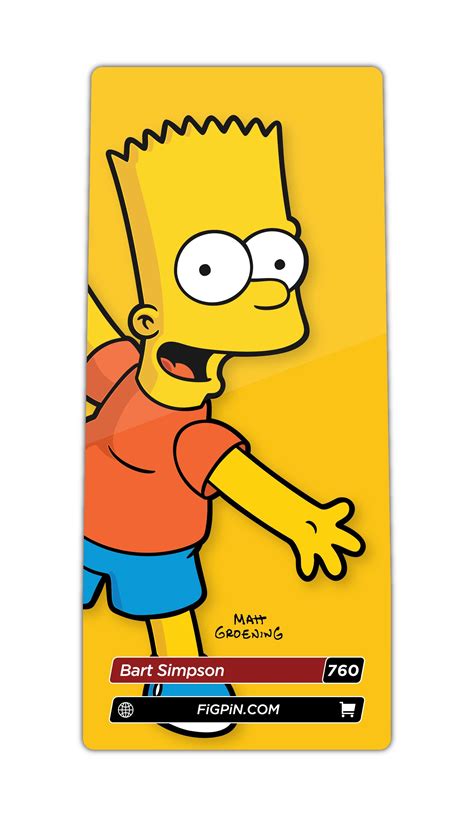 Figpin The Simpsons Bart Collectible Enamel Pin