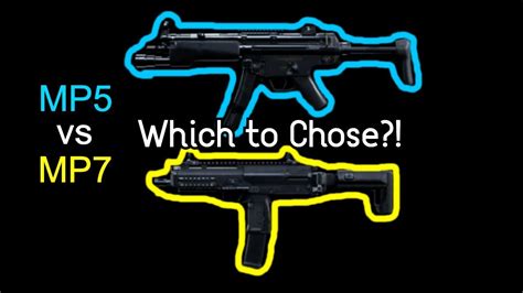 Call Of Duty Modern Warfare Mp5 Vs Mp7 Quick Comparison Youtube