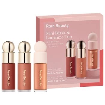 Mini Blush and Luminize Trio - Rare Beauty by Selena Gomez | Sephora