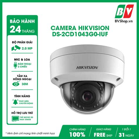 Camera Ip B N C U Mp Hikvision Ds Cd G Iuf Bvshop