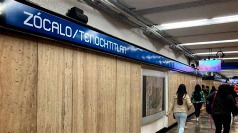 La estación Zócalo Tenochtitlan de la Línea 2 cierra hasta nuevo aviso