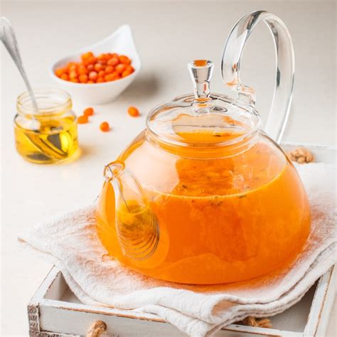 Premium Photo Sea Buckthorn Tea