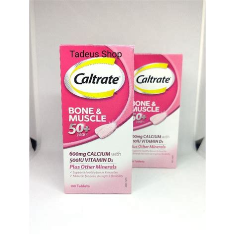 Jual Caltrate Bone Muscle Usia 50 Isi 100 Tab Vitamin D3 500iu Calcium