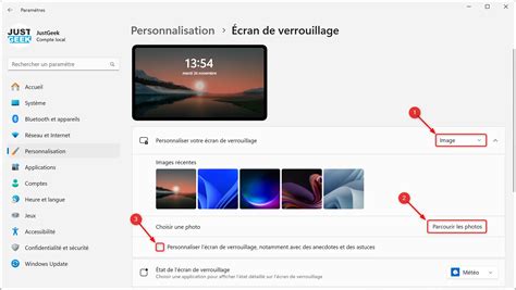 Personnaliser L Cran De Verrouillage De Windows