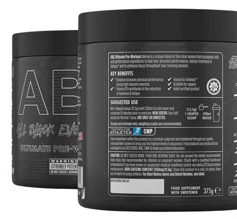 Abe Ultimate Pr Entrainement Applied Nutrition Sur Zumub