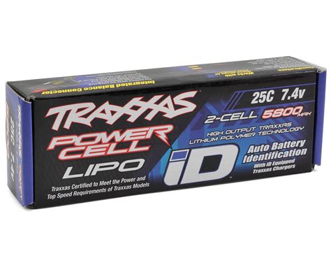 Traxxas 2843x 2s Power Cell 25c Lipo Battery Wid Traxxas Connector 7