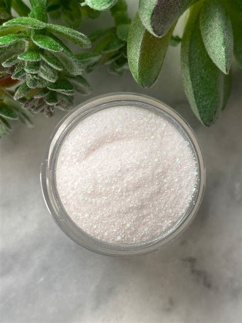 Exquisite White Glitter Nail Dip Powder Etsy