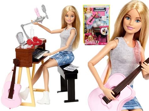 BARBIE Lalka PIOSENKARKA Zestaw GITARA Keybord 7391047288 Oficjalne