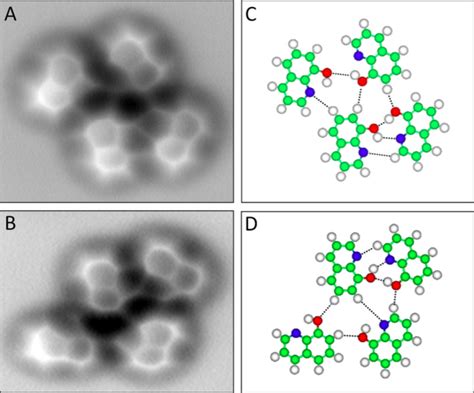 Une Liaison Hydrog Ne Observ E Par Microscopie Force Atomique