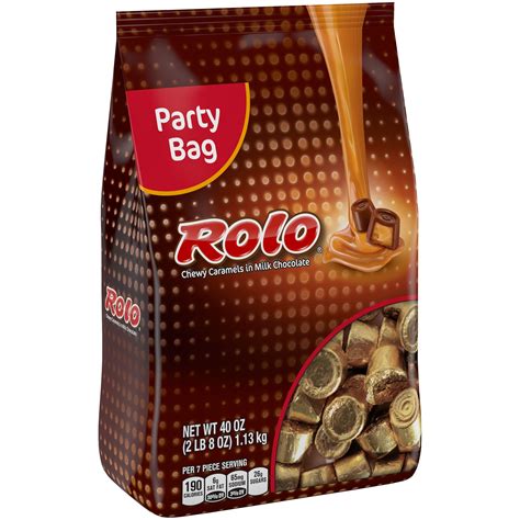 Rolo Chewy Caramels In Milk Chocolate Candy 40 Oz