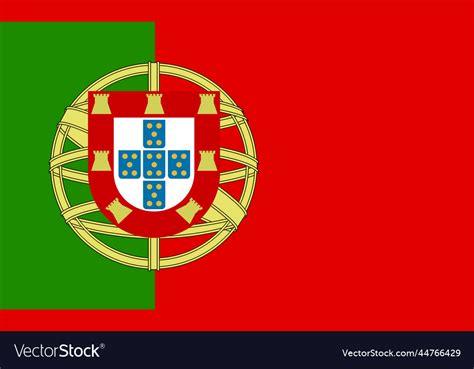 Flag Of Portugal Royalty Free Vector Image Vectorstock