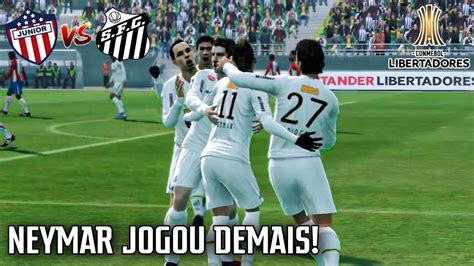 PES 12 Junior Barranquilla X Santos Copa Libertadores Rodada 3