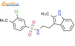 3 Chloro 4 Methyl N 2 2 Methyl 1H Indol 3 Yl Ethyl Benzenesulfonamide