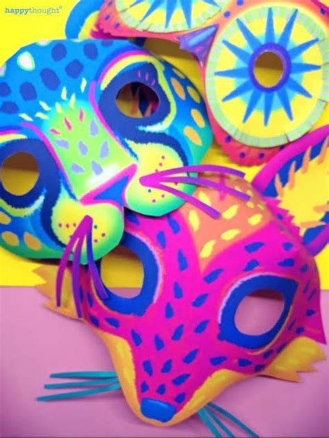 4 Printable Alebrije Masks