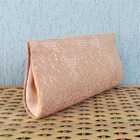 Clutch Renda Nude Elo Produtos Especiais