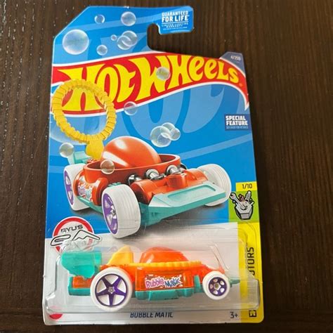 Hot Wheels Toys Hot Wheels Experimotors Bubble Matic Orange Teal 1 4250 Poshmark