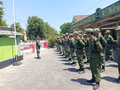 Tingkatkan Rasa Nasionalisme Danramil Kawedanan Berikan Materi