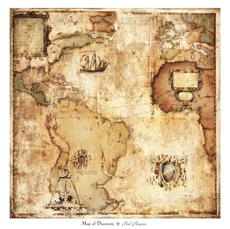 map  discovery picture  wall art