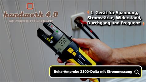 Stromzangen Spannungsprüfer Beha 2100 Delta Multifunktionsmessegrät