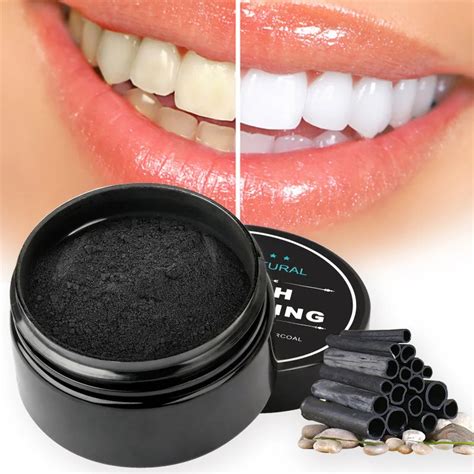 30g Tooth Whitening Powder Activated Coconut Charcoal Natural Teeth ...