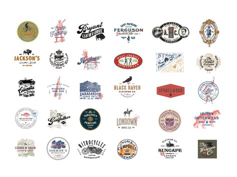 Vintage Logos By Liviu Antonescu On Dribbble