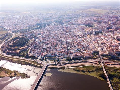 Vista A Rea De La Espa A De Badajoz Imagen De Archivo Imagen De