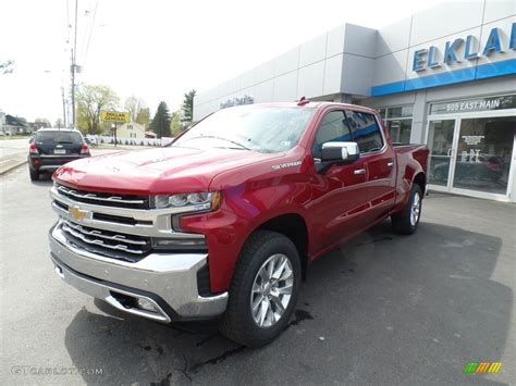 2021 Cherry Red Tintcoat Chevrolet Silverado 1500 Ltz Crew Cab 4x4 141819651 Photo 2