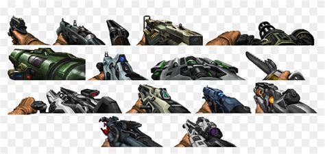 Neccronixis Wrote - Image - Doom 2016 Weapon Sprites, HD Png Download ...