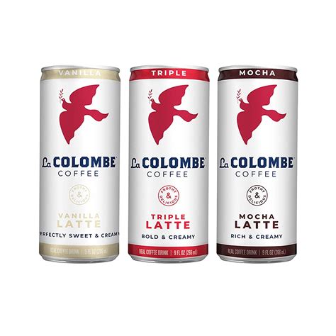 La Colombe Draft Latte Variety Pack 9 Fl Oz 12 Pack Double Triple Mocha Vanilla