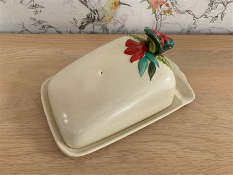 Crown Devon Butter Dish