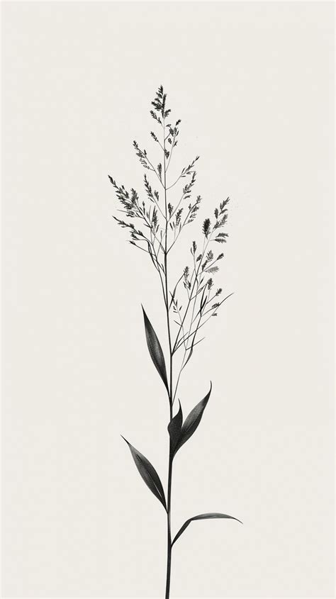 monochrome weed art  stock photo public domain pictures