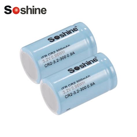 Soshine Pcs Ifr Cr Mah Lifepo Rechargeable Batteries V Wh