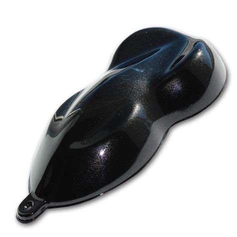 Black Sparkle Metallic Basecoat Clearcoat Auto Paint Kit Options
