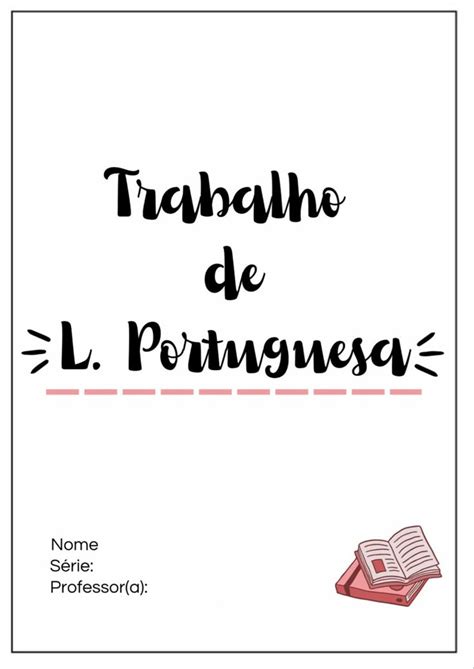 Trabalho De Lingua Portuguesa