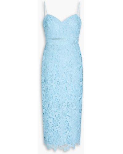 Blue Ml Monique Lhuillier Dresses For Women Lyst