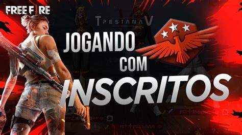 Free Fire Ao Vivojogando Os Inscritoso Mito Da Ranked Voltouos