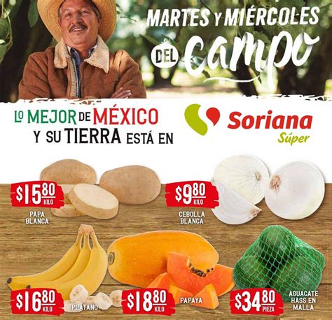 Folleto Soriana Super Martes Y Mi Rcoles Del Campo Y De Julio