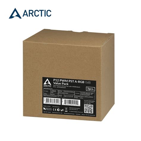 ქულერი - Arctic P12 PWM PST A-RGB 0dB (3 PCS Value Pack) - Athome