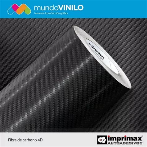 Vinilo Autoadhesivo Imprimax Fibra De Carbono D Polim Rico