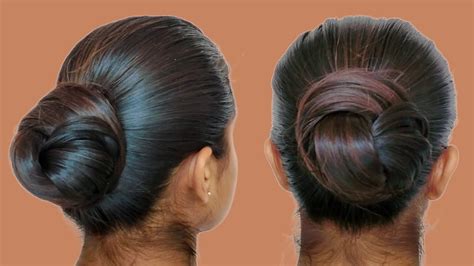 Nice Perfect Juda Hairstyle For Oily Hair Using Rubber Band L Cute